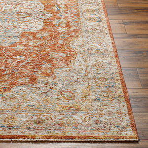 Aman Rust Area Rug - Clearance