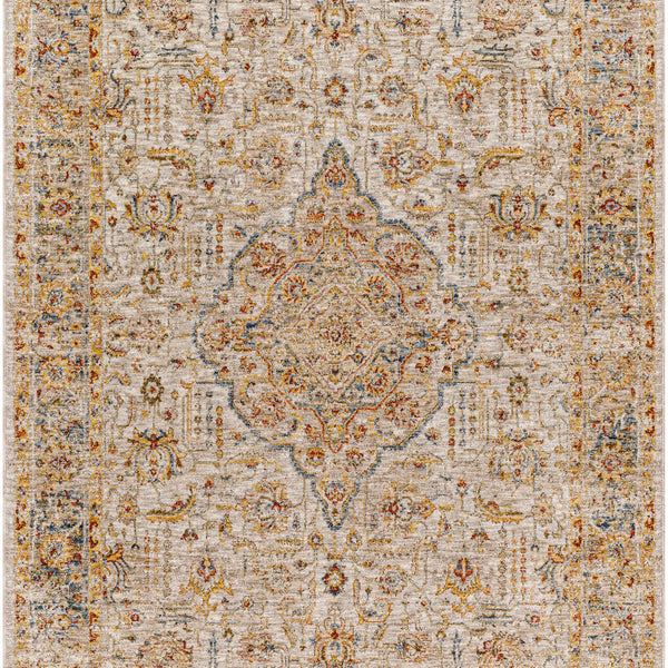 Canan Textured Rug with Fringes