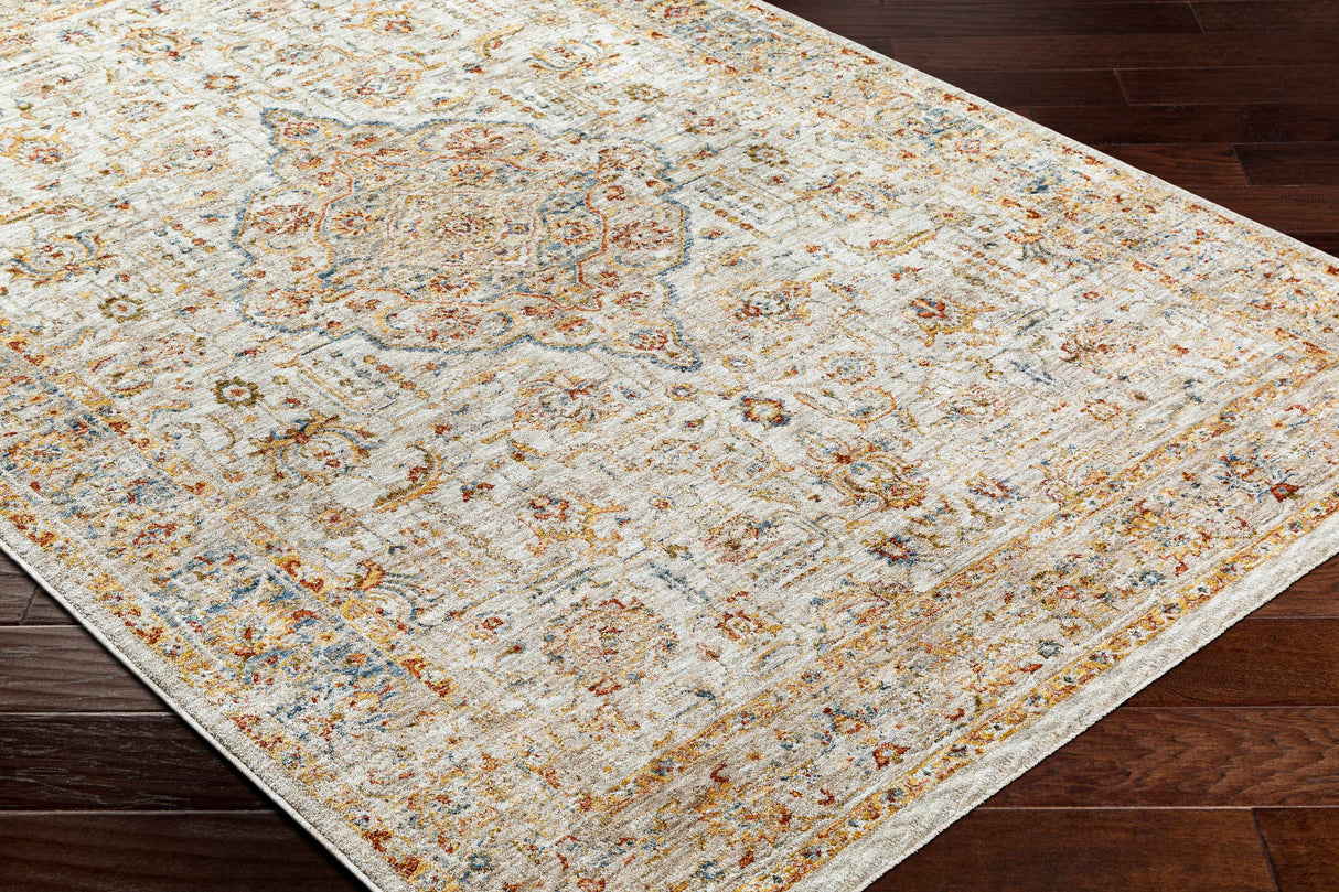 Canan Textured Rug with Fringes