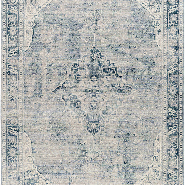 Jemma Blue Medallion Area Rug - Clearance
