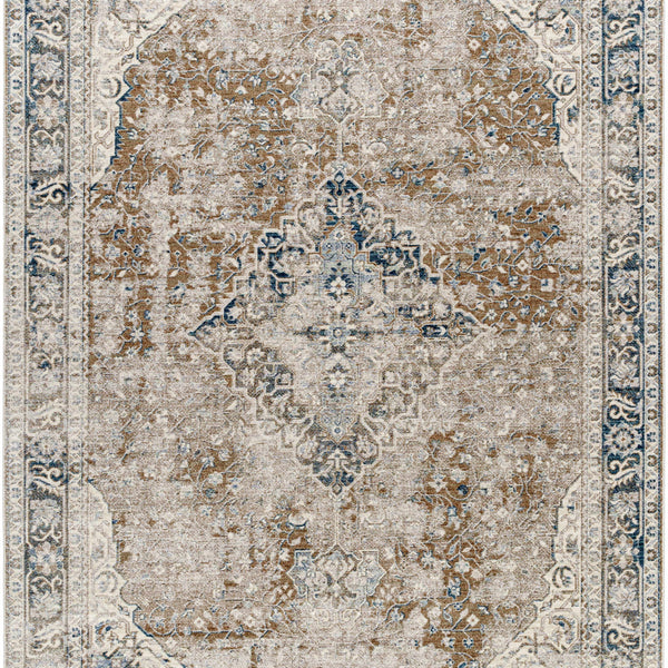 Jemma Brown Medallion Area Rug - Clearance