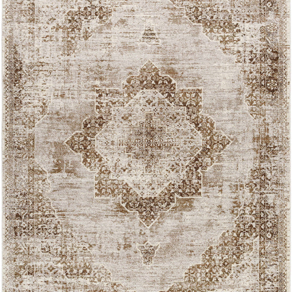 Kosta Beige Medallion Area Rug - Clearance