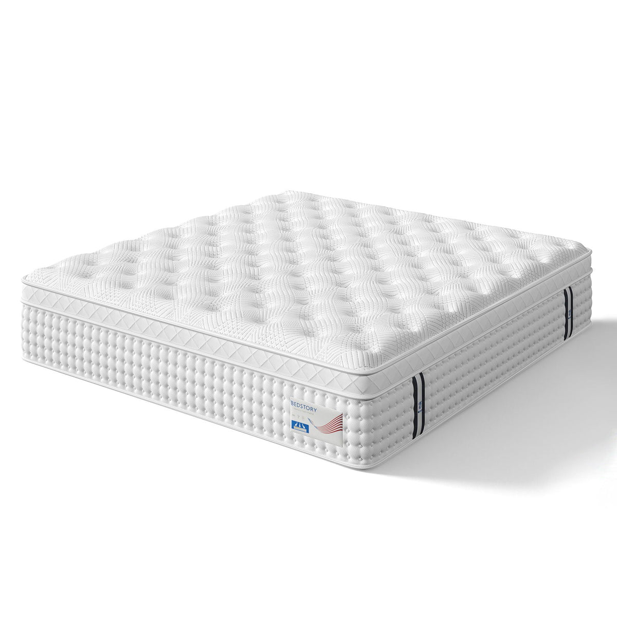 Somnus Mattress USA 14" King Hybrid Mattress with Memory Foam & Pocket Springs