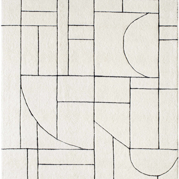 Fusao Rose Cream Area Rug - Clearance
