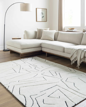Mony Rose Cream Area Rug - Clearance