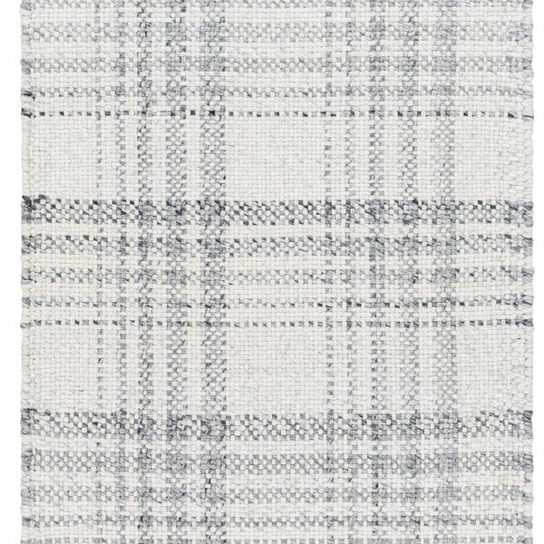 Inara Gray Plaid Area Rug
