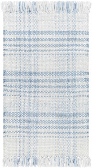 Inara Blue Plaid Area Rug