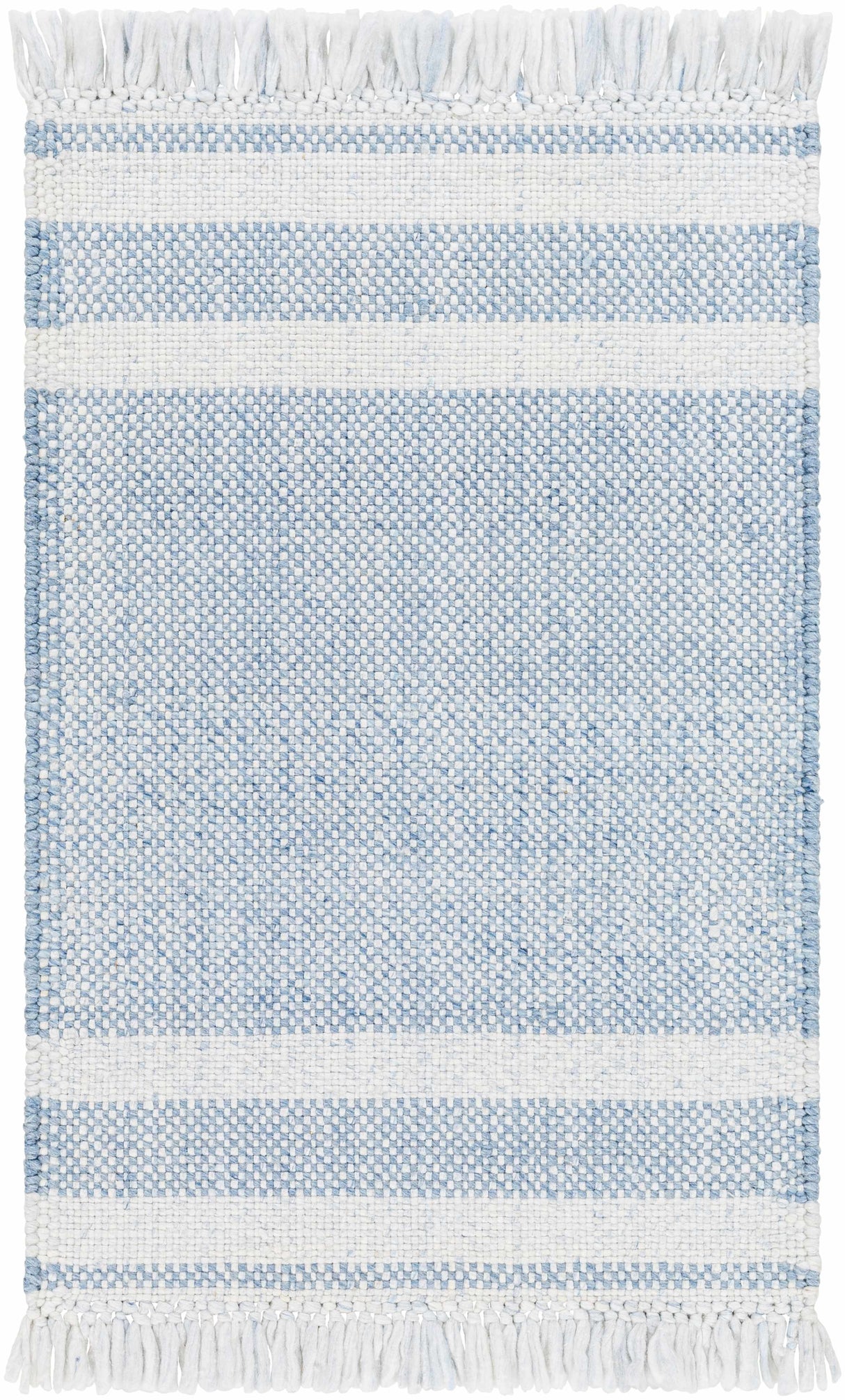 Loic Silver Blue Area Rug