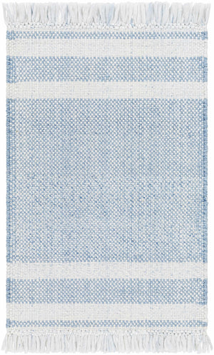 Loic Silver Blue Area Rug