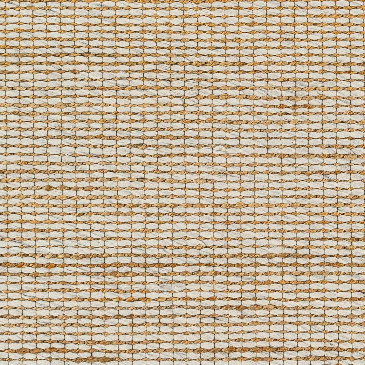 Riki Cream Jute-Wool Blend Rug