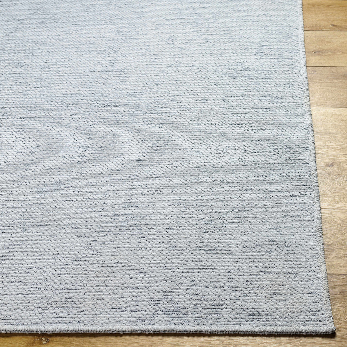 Isako Light Blue Solid Washable Rug - Promo