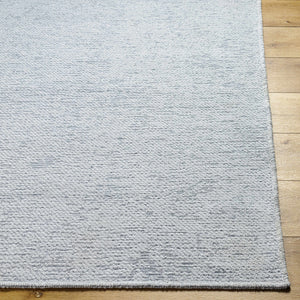 Isako Light Blue Solid Washable Rug - Promo
