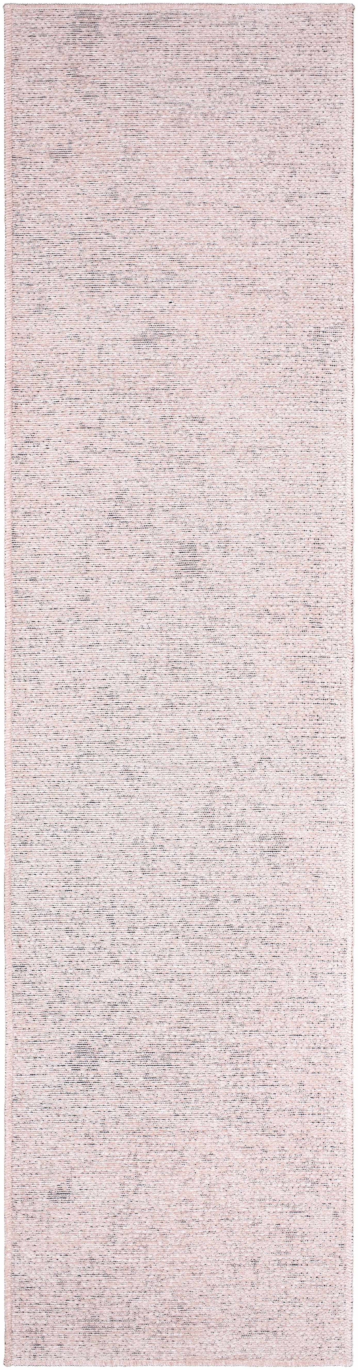 Isako Dusty Pink Solid Washable Area Rug - Clearance