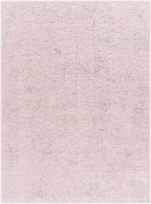 Isako Dusty Pink Solid Washable Area Rug - Clearance