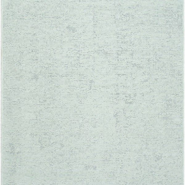 Isako Seafoam Solid Washable Area Rug - Clearance