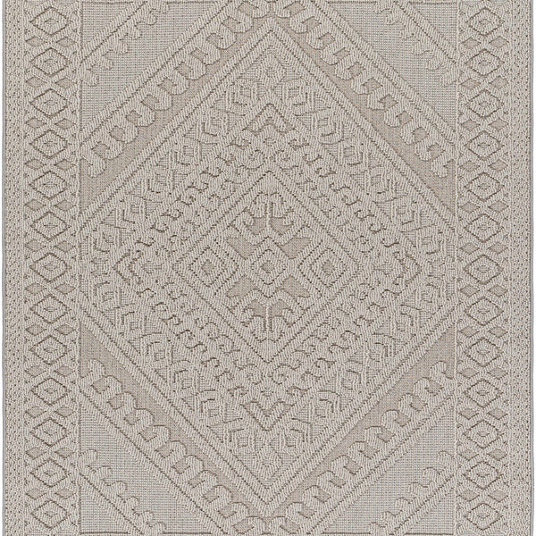 Hibah Natural Gray Area Rug - Clearance