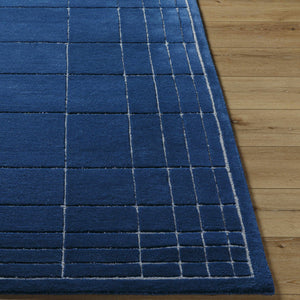 Sedna Navy Wool Area Rug