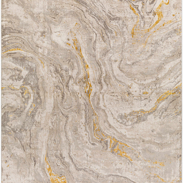Akins Beige Marble Rug - Clearance