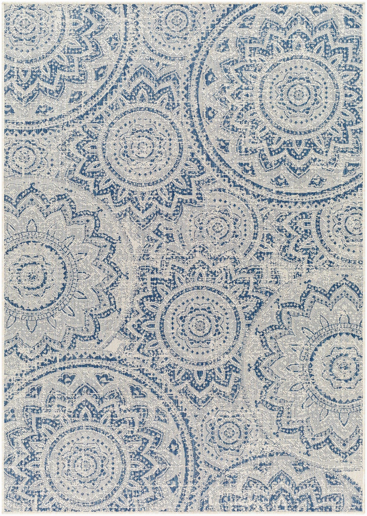 Ayala Blue Durable Rug