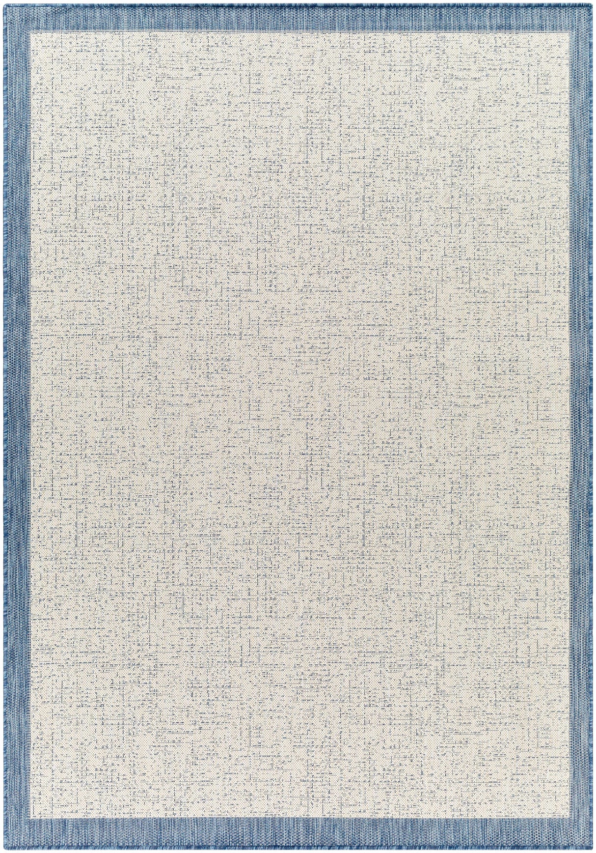 Demas Blue & Cream Area Rug - Clearance