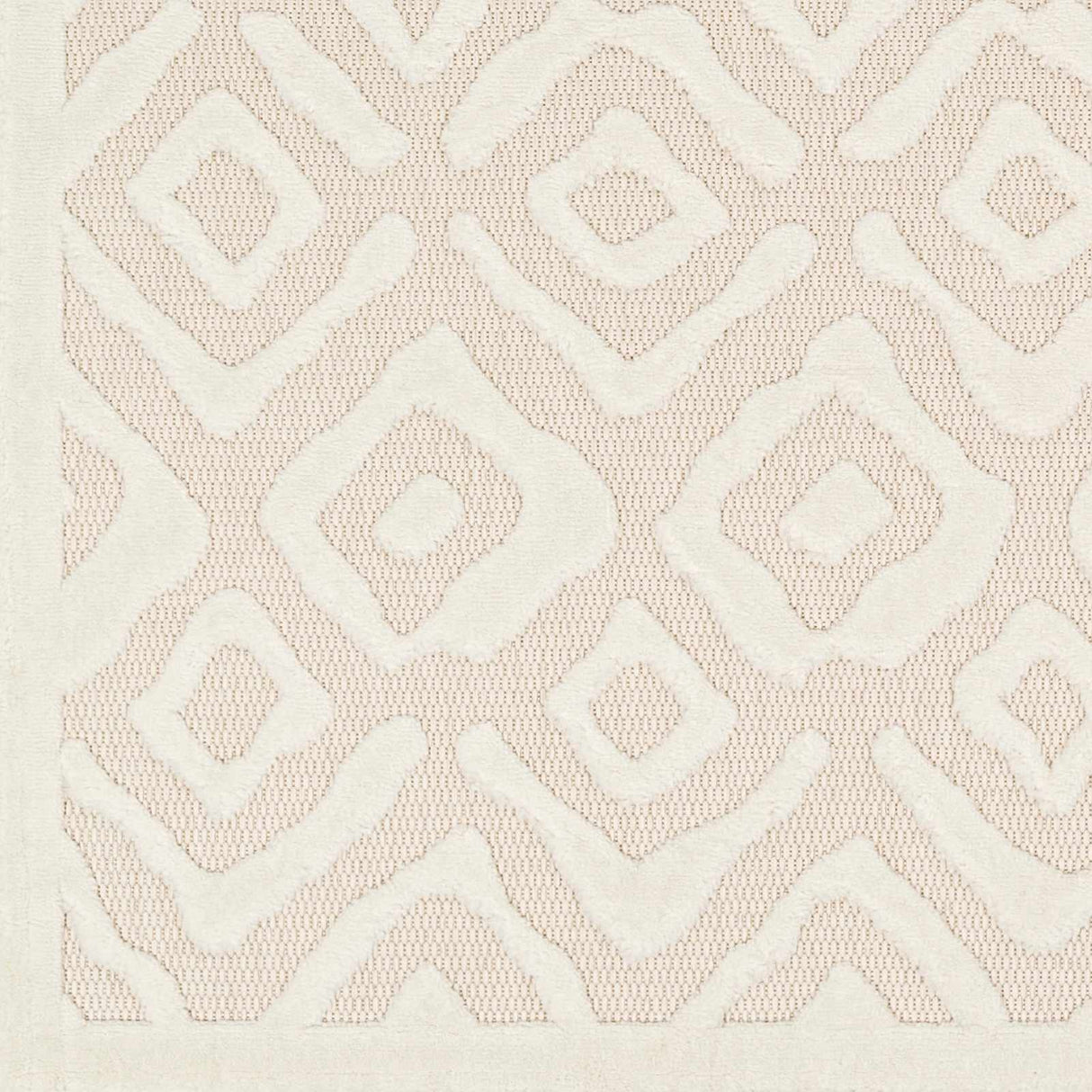 Burl Cream Outdoor Rug - Clearance
