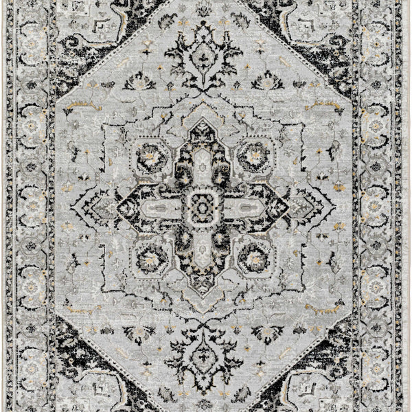 Gauri Gray Medallion Area Rug - Clearance