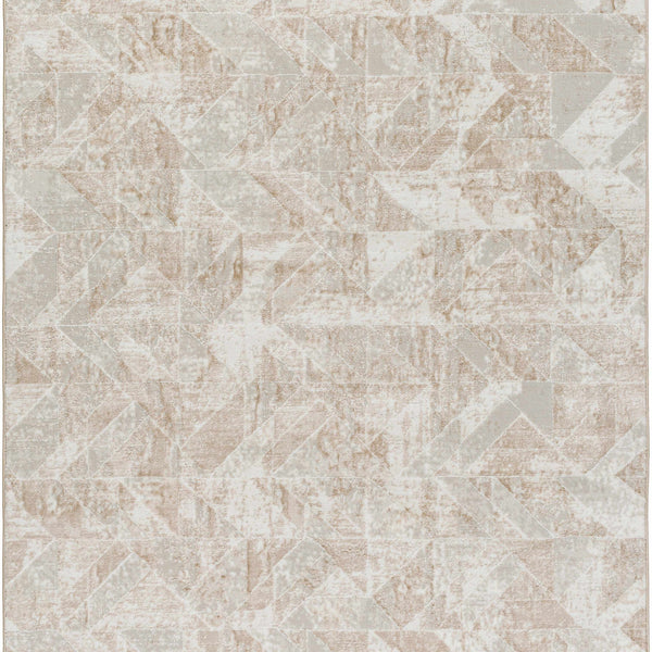 Gonca Gray Geometric Area Rug - Clearance