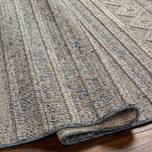 Beige Blue Dekel Area Rug - Clearance