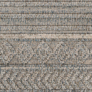 Beige Blue Dekel Area Rug - Clearance