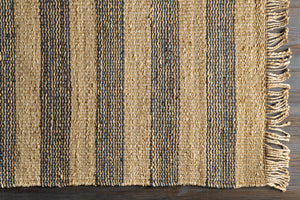 Stapleford Striped Jute Carpet - Clearance