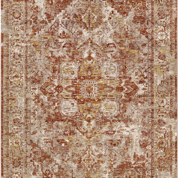 Strathbogie Traditional Red Area Rug