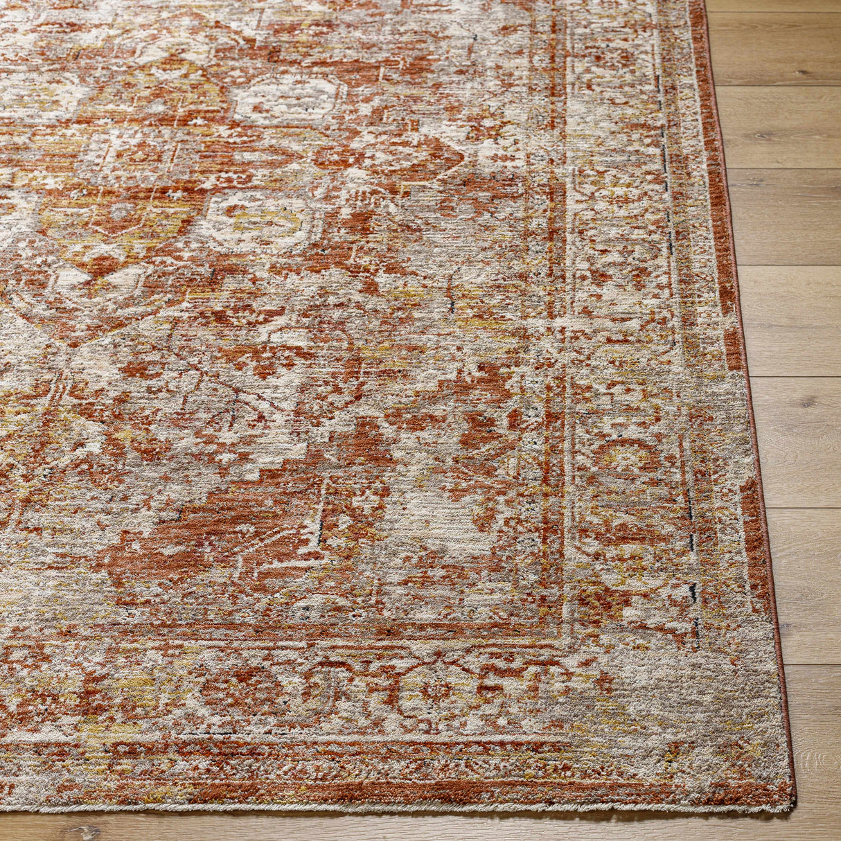 Strathbogie Traditional Red Area Rug