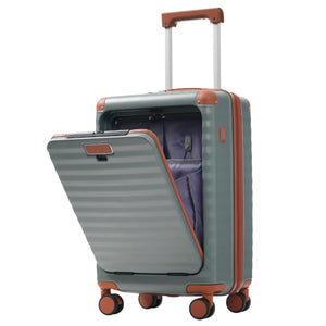 SUM Luggage Deluxe 5-Piece Hard-Side Luggage Set with USB and TSA Locks - view 19