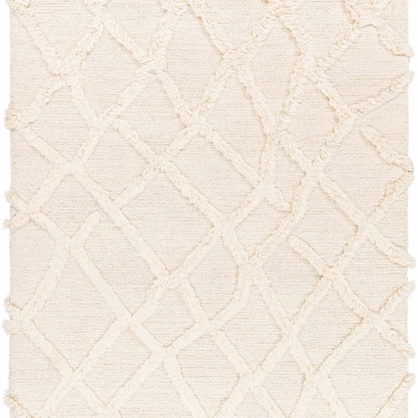 Adica Cream Wool Area Rug - Clearance