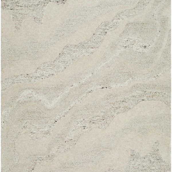 Siani Cream Wool Area Rug