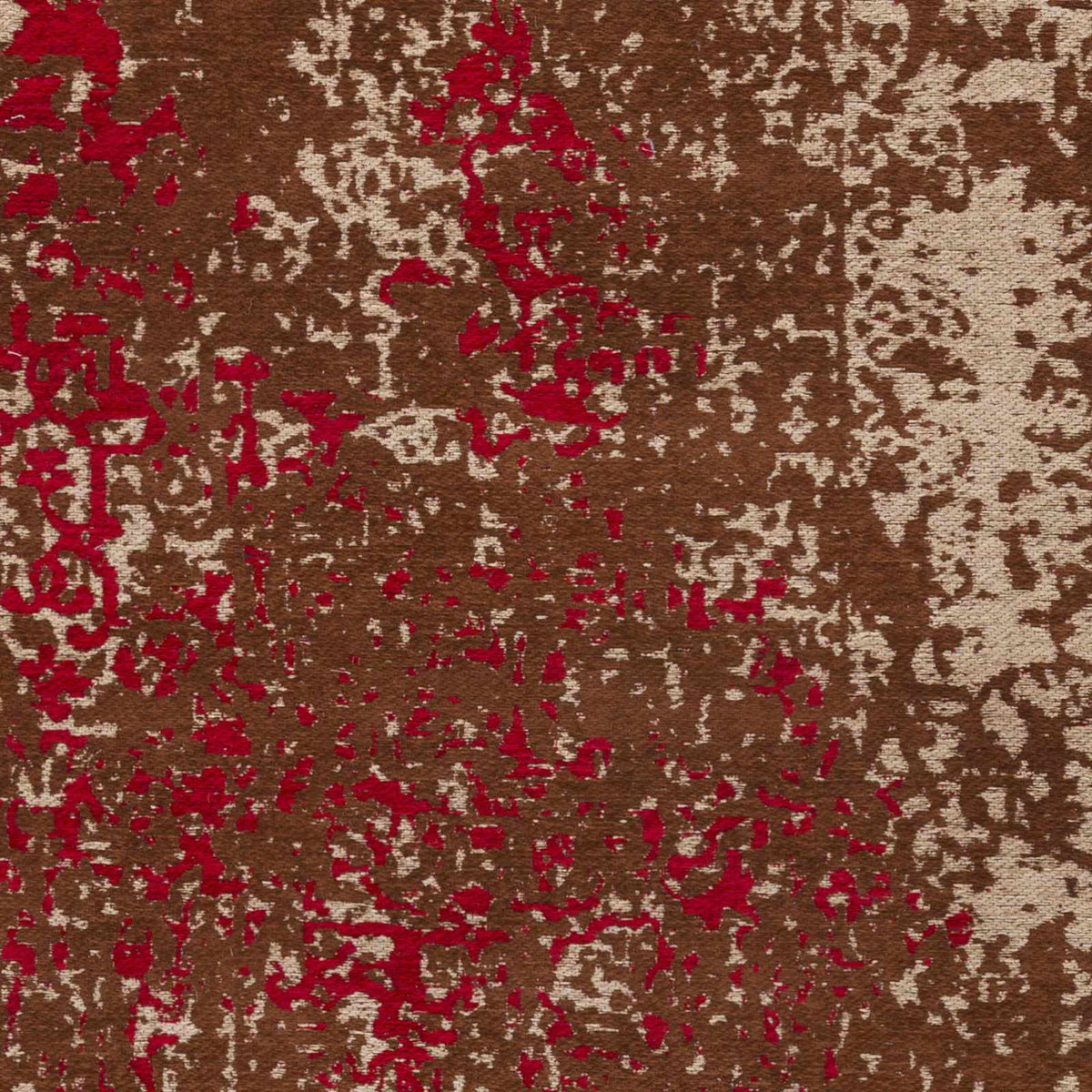 Sweeny Rust/Red Abstract Area Rug - Clearance