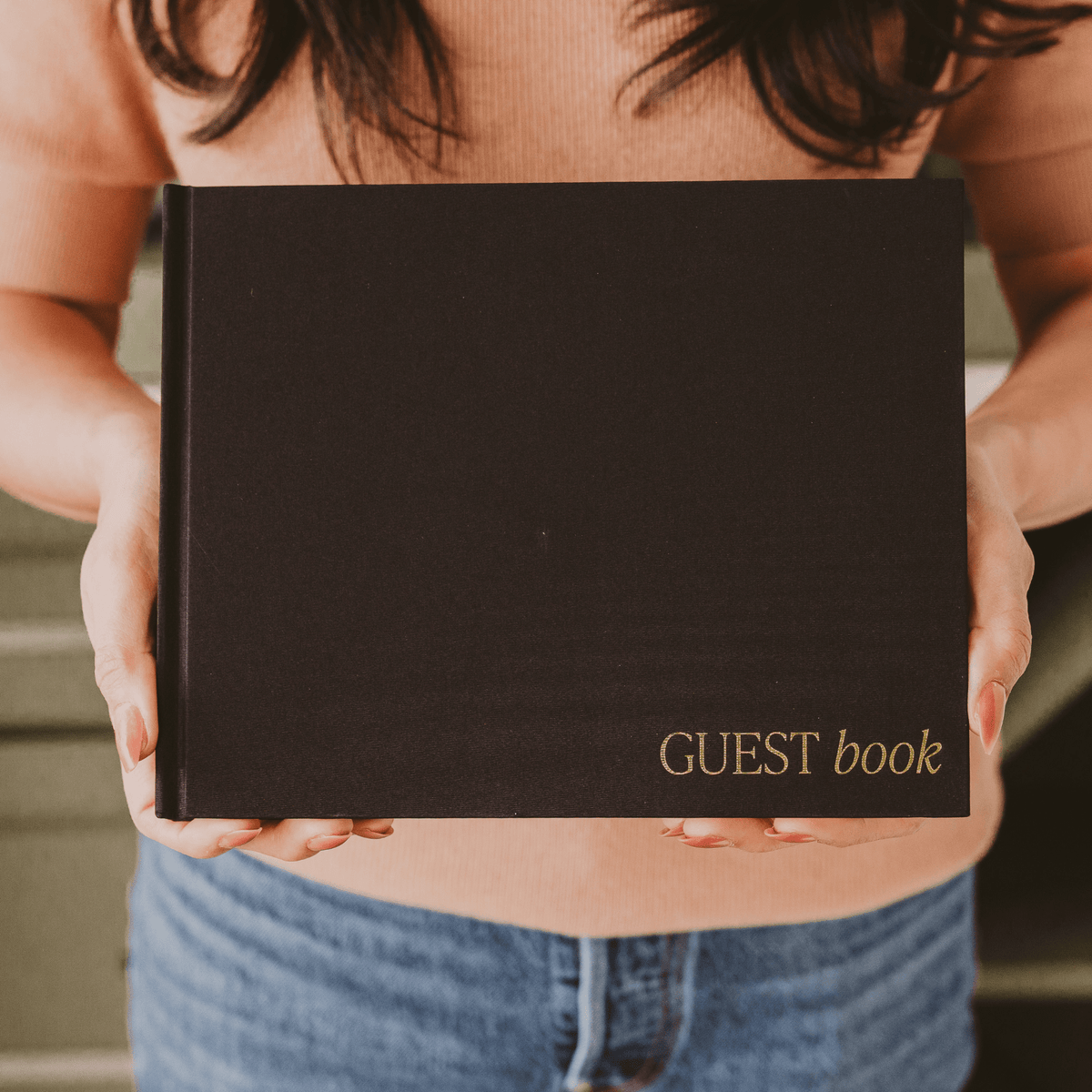 Black Guest Book | Sweet Water Decor