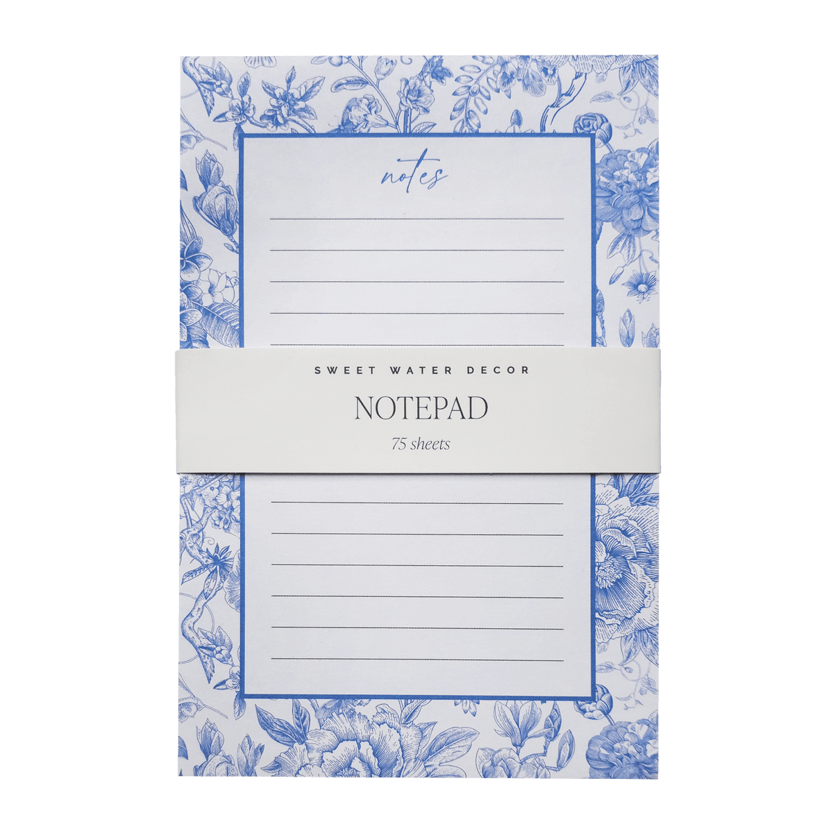 Blue Delft Notepad | Sweet Water Decor