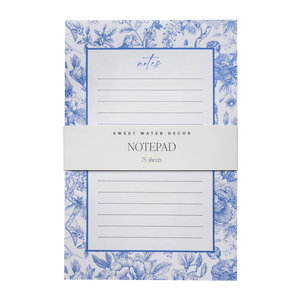 Blue Delft Notepad | Sweet Water Decor