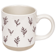 Brown Leaves 14oz. Stoneware Coffee Mug | Sweet Water Decor