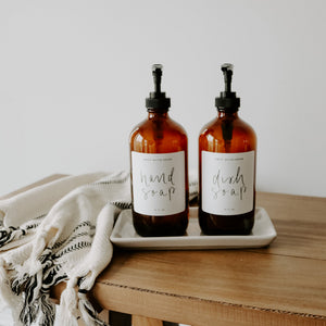 Cream Stoneware Tray | Sweet Water Decor
