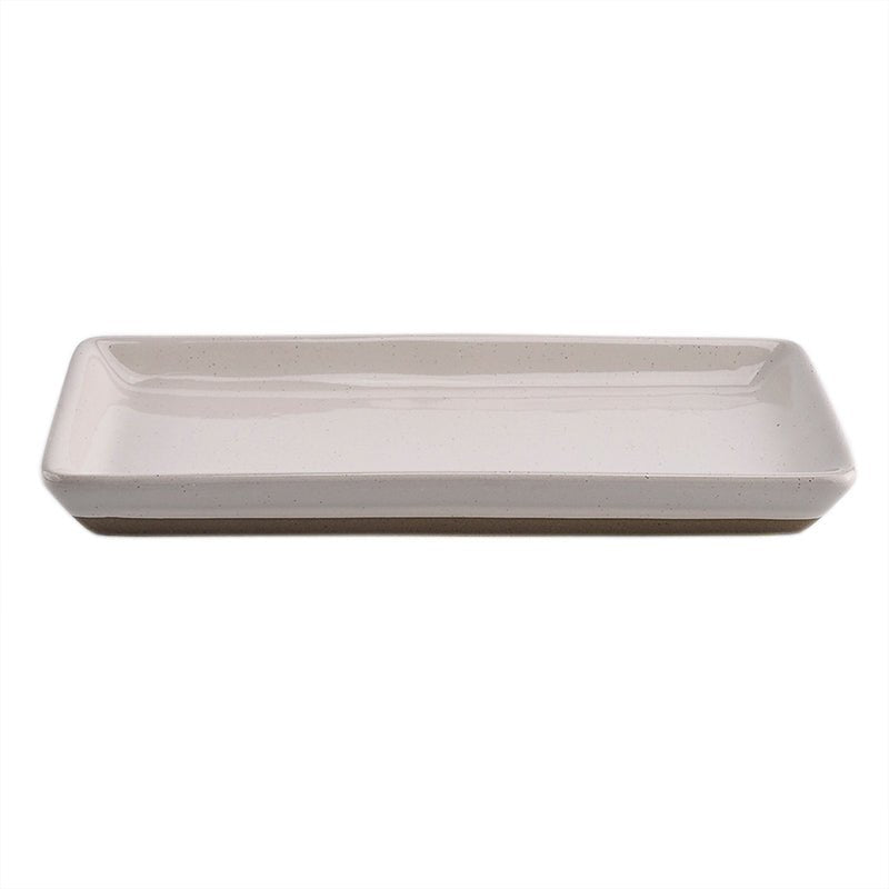 Cream Stoneware Tray | Sweet Water Decor