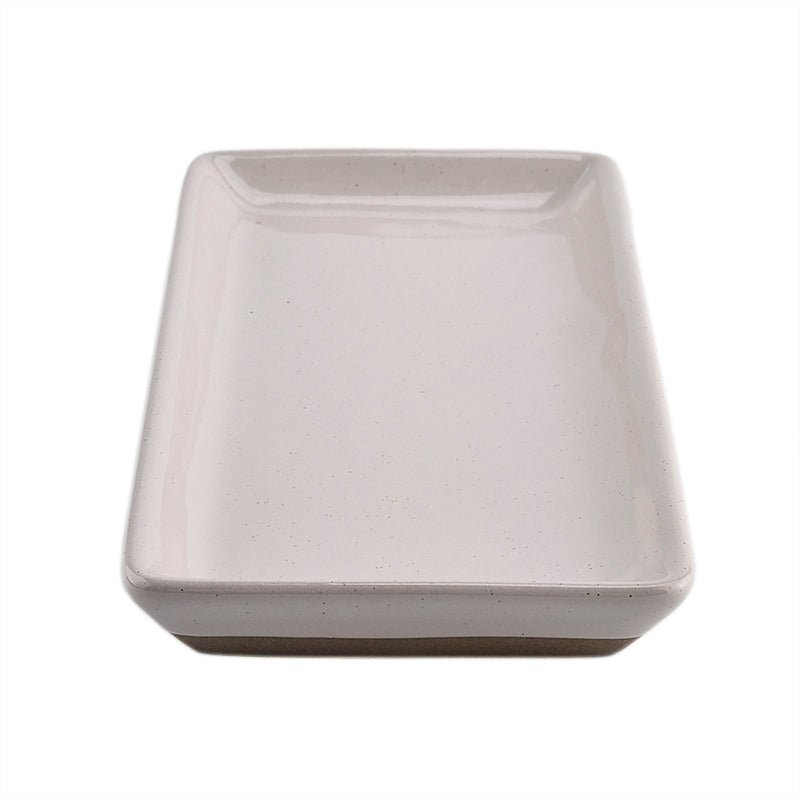 Cream Stoneware Tray | Sweet Water Decor