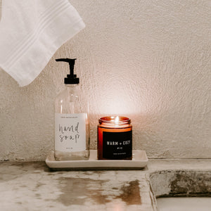 Cream Stoneware Tray | Sweet Water Decor