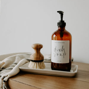Cream Stoneware Tray | Sweet Water Decor