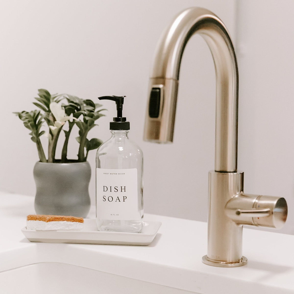 Cream Stoneware Tray | Sweet Water Decor