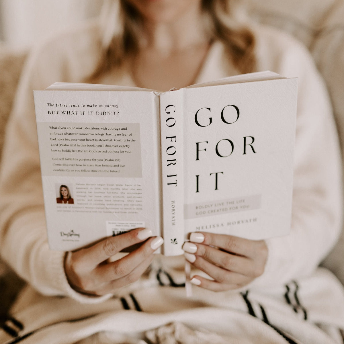 Go For It: 90 Devotions to Boldly Live the Life God Created for You | Sweet Water Decor