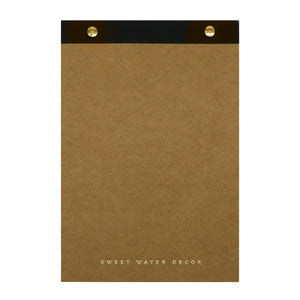 Gold Rivet Basic Notepad | Sweet Water Decor