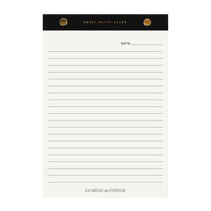 Gold Rivet Basic Notepad | Sweet Water Decor