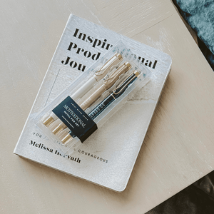 Motivational Metal Pen Set | Sweet Water Decor